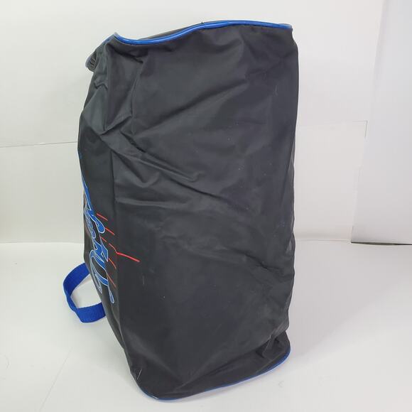 LA Dodgers 1998 Vintage Black Vinyl Duffle Bag MLB Baseball Giveaway - Picture 7 of 10